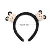 Colorful Cartoon Plush Headband Non-slip Plush Hairband Cute Bear Plush Headband  Makeup