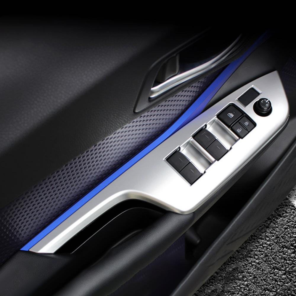 Автомобильные аксессуары для Toyota C-HR CHR AX10 2016-2022 панель управления окном, кнопка подъема, накладка, наклейка, рамка