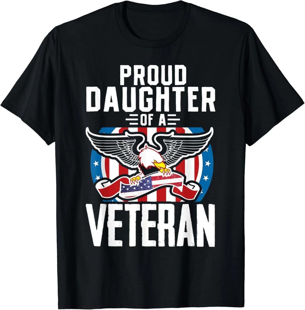 Proud Daughter Veteran Nothing Scares Patriotic Veterans Day Gift Unisex T-Shirt