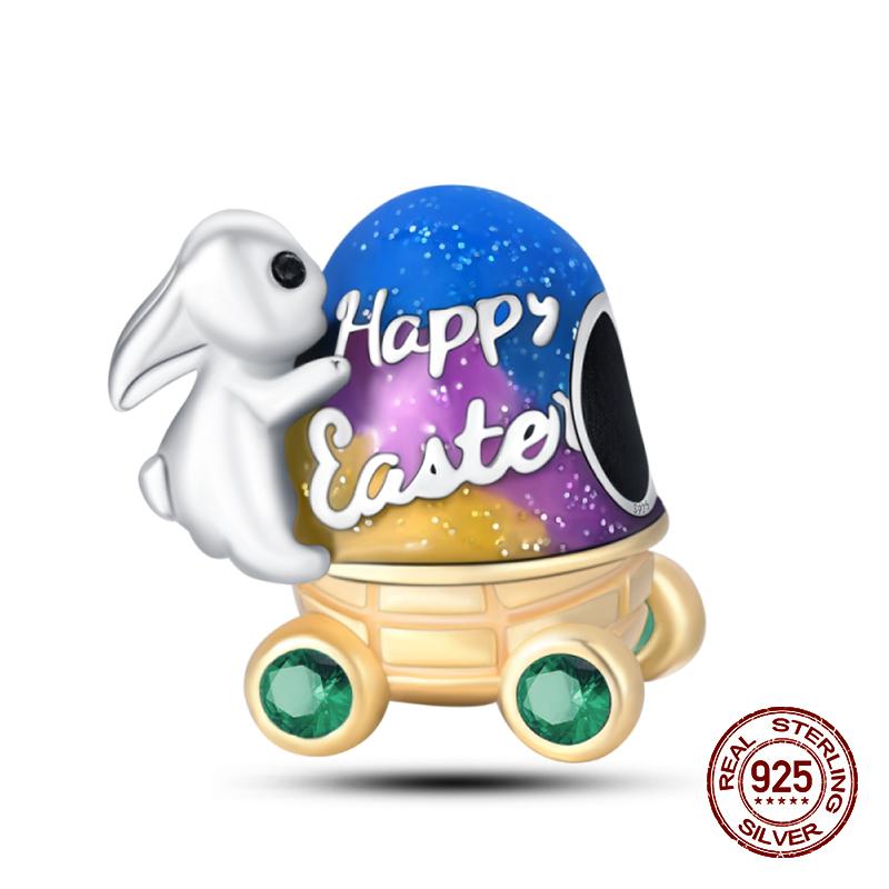 Новые 925 стерлингового серебра духи светящиеся яичные скорлупы подвески бусины подходят 925 оригинальный браслет DIY изысканные украшения на день рождения подарки