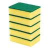 5Pcs Scrub Sponges Dishes Cleaning Scouring Pad High Density Kitchen Dishwashing Tool