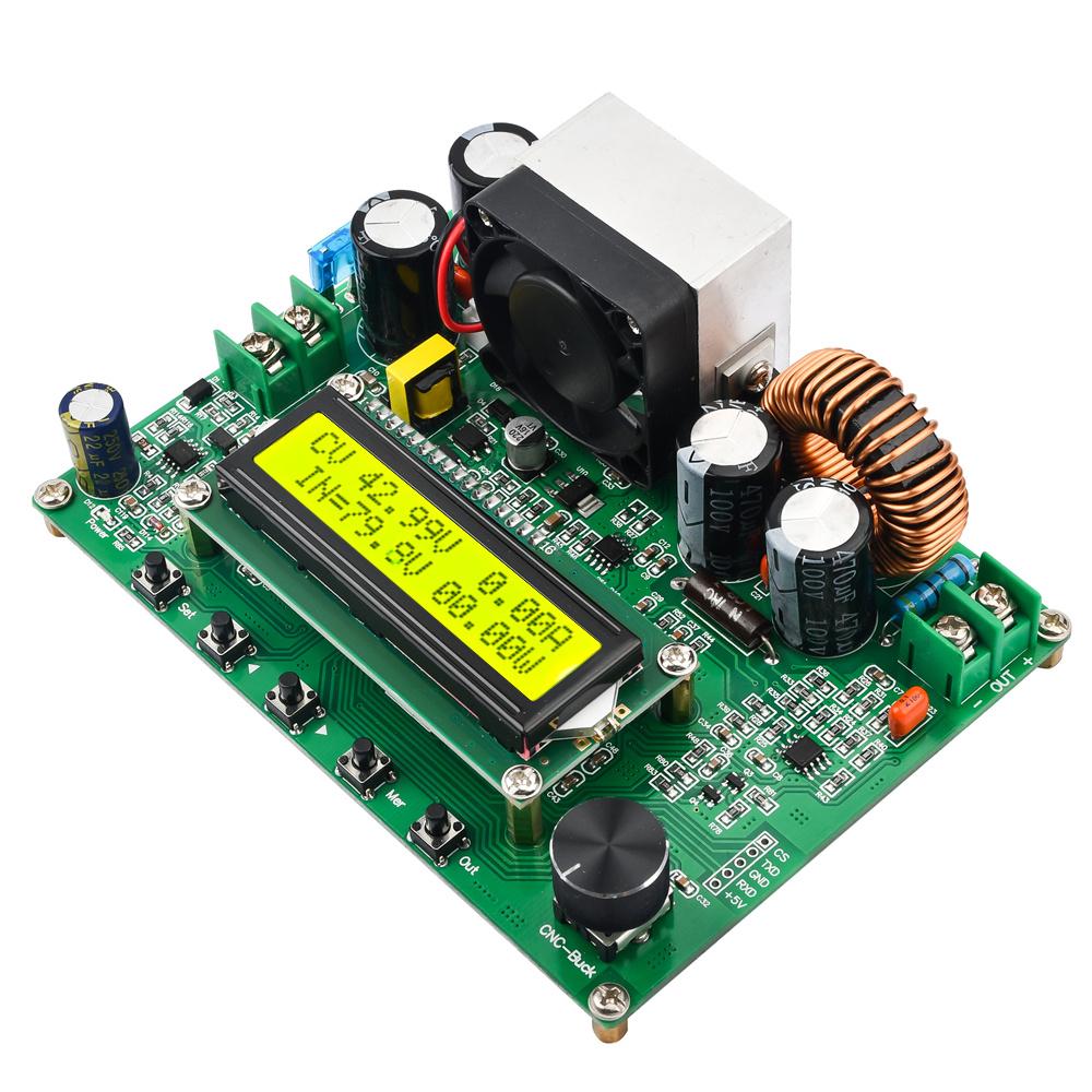 Cv Cc Cnc Adjustable Buck Converter Dc10v- 100v To Dc0-90v Voltage Regulator Transformer Board Step Down Power Supply Module
