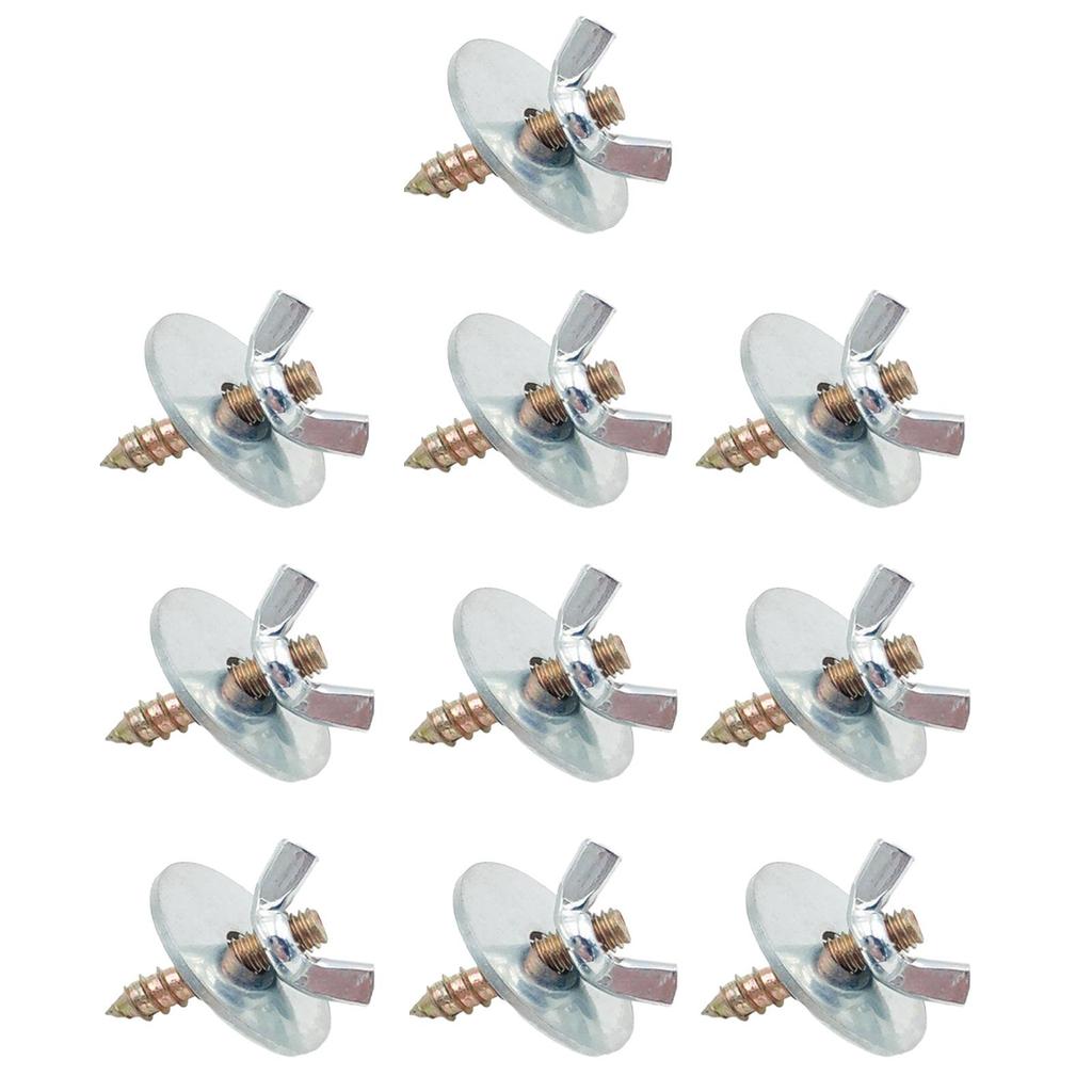 10Pcs Bird Perches Fitting Screws Nut Kits M5*30 for Rack Exercise Platform