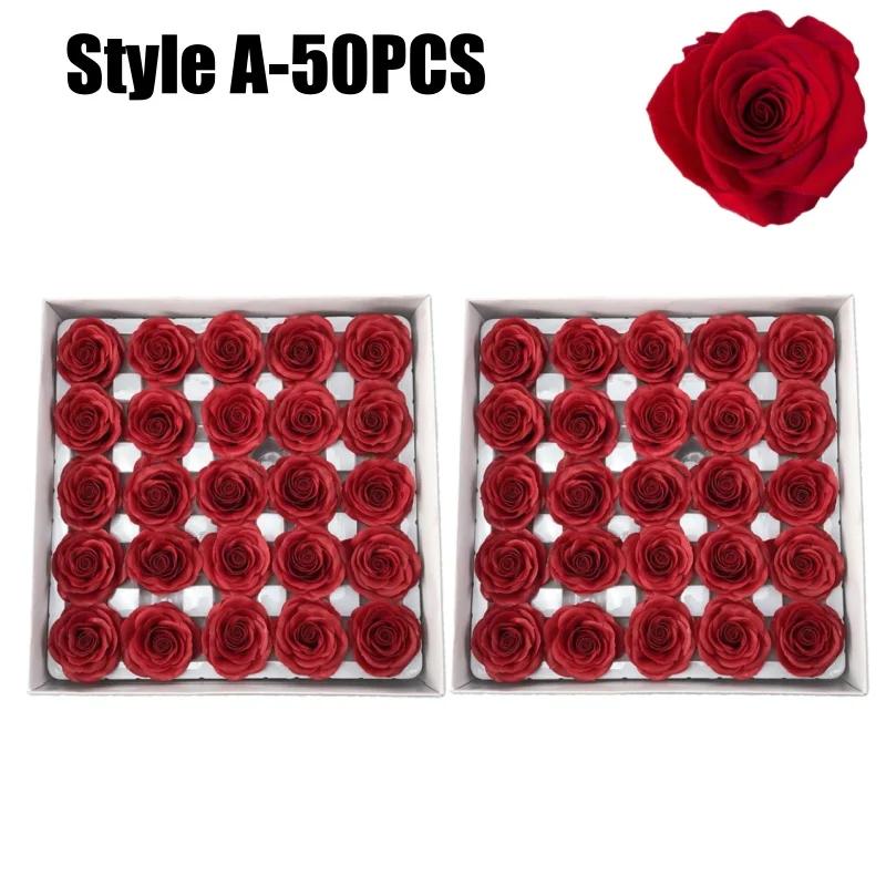 6,9 см мыльная роза цветок головка запекается коричневый новый стиль DIY подарок на День матери день рождения валентинка свадьба детский душ подарок