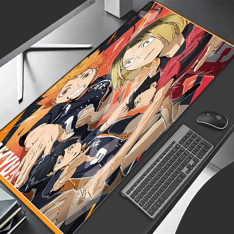Haikyu Theme Premium Non-slip Mouse Pad with Stitched Edges,Durable Rubber Material,for Desktop & Gaming Great Gifts