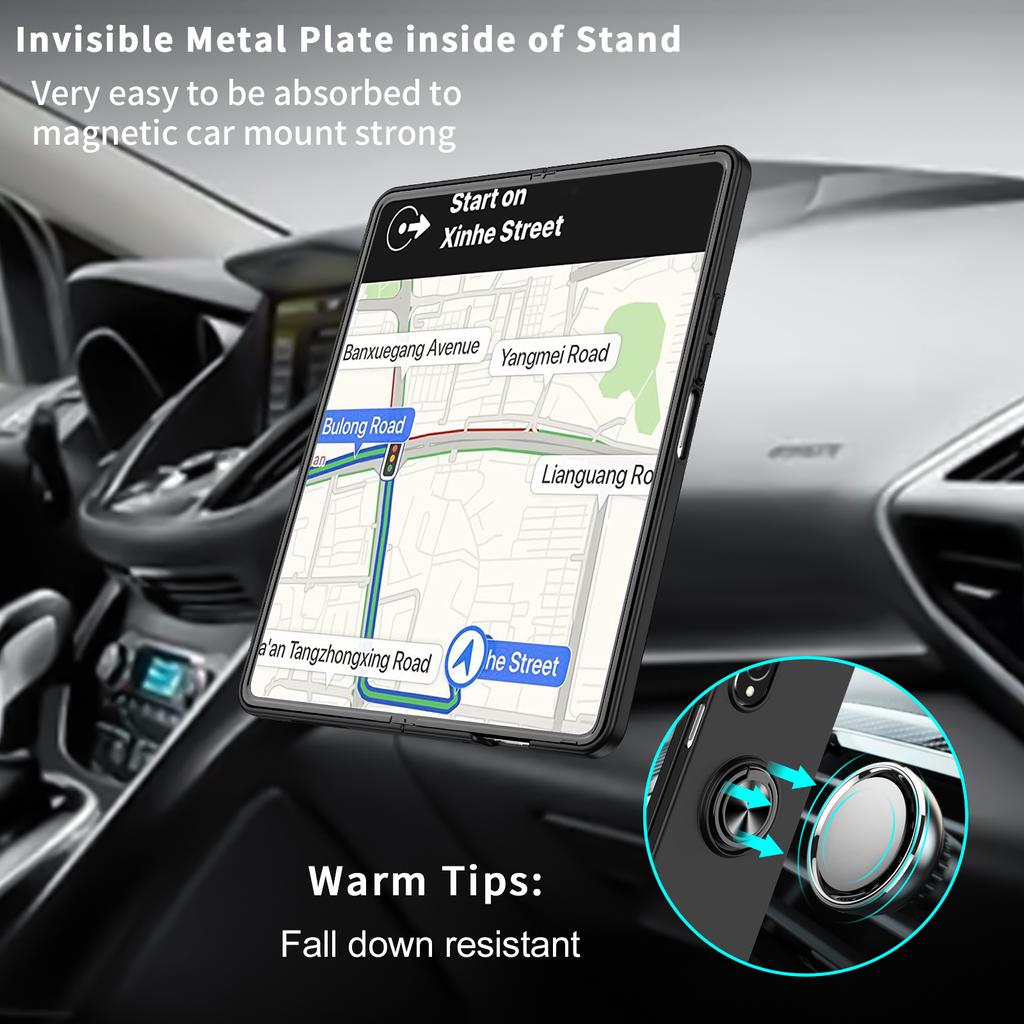 Жесткий пластиковый складной чехол с защитой от падения для Samsung Galaxy Z Fold4 Fold 4 5g Fold3 Fold2 Fold 3 2, сумка для телефона с подставкой