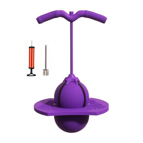Jumping Ball Hoppers Toy for Kids Adults Bouncing Ball with Handle Kids Jumping Game for Balance Training Fitness Fun Exercise