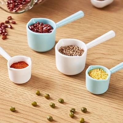 2 шт./набор прочных кофейных ложек, устойчивых к коррозии, 4 вида мерных ложек, с закругленными углами, ложки для сахара