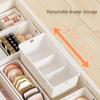 Телескопический органайзер для ящика со встроенными отделениями для косметики и помады