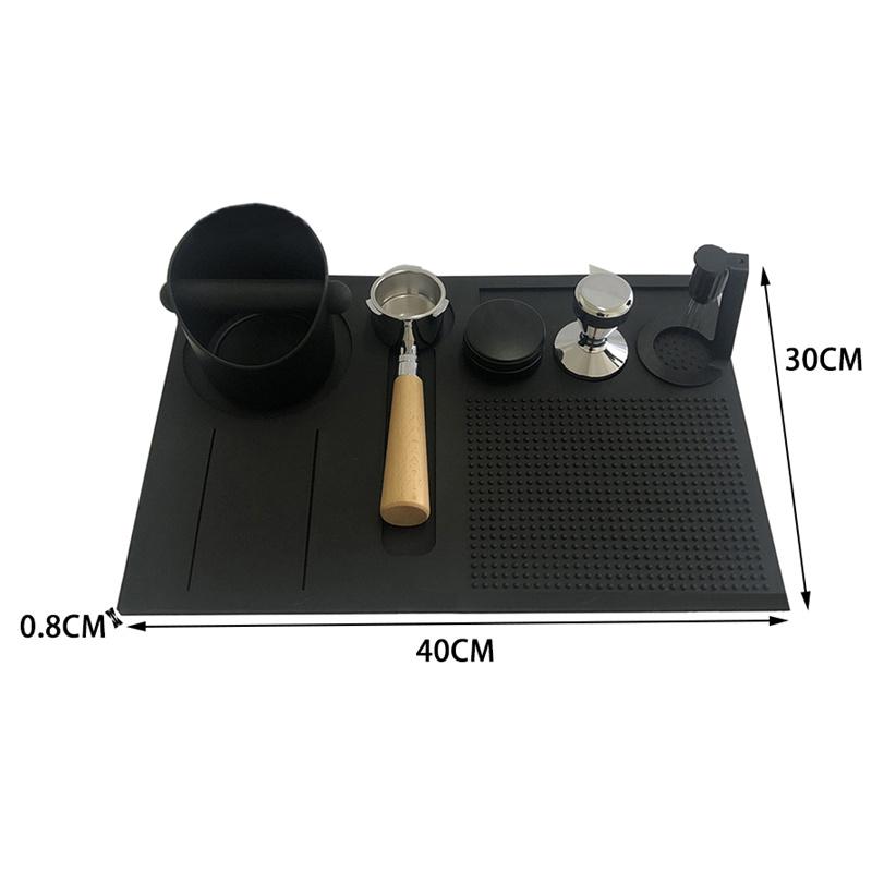 Коврик для темперирования кофе эспрессо силиконовый держатель для темперирования угловой коврик противоскользящий коврик для темперирования кофейная посуда бариста инструменты для трамбования
