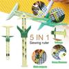 Gauge Sewing Accessories Fabric Marker Measuring Ruler Tailor Ruler Drawing tools Patchwork Tool