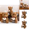 Cute Cartoon Chef Teddy Bear Holding Cake Plush Toy Doll For Kids Room And Collectors