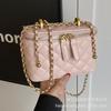 Rhombus Chain Bag Women's Summer 2025 New Niche Design Advanced Sense of Foreign Style Shoulder Messenger Bag Small Square Bag