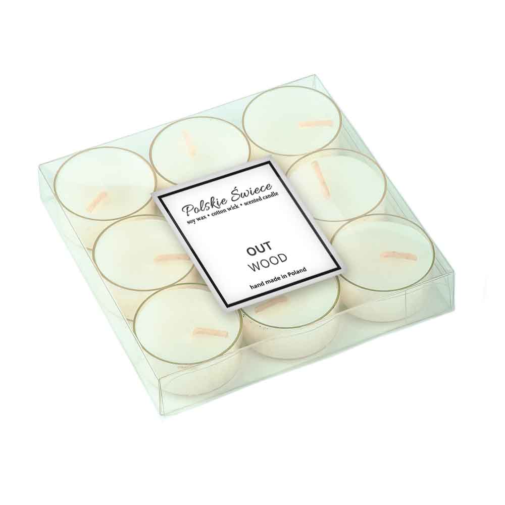 AROMATIC SOY WARMERS a'9 OUT WOOD Tea-light