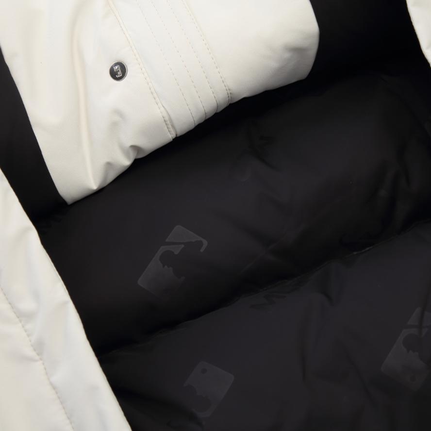 New MLB Down Jackets Unisex Cream 3ADJEC526-50CRS