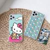 Чехол KT59 Hello Kitty Girl для Samsung A04 A14 A23 A34 A54 M23 M33 M52 M53 Realme 10 9 C30S C35 C55 VIVO Y02S Y21 Y33S Y51 X80 Pro, прозрачный чехол