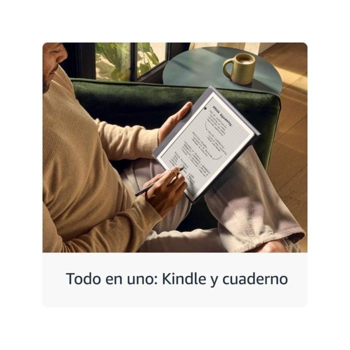 Amazon Kindle Scribe 2024 E-Reader 10.2" 16GB Cuaderno Digital con Lápiz Prémium Gris Tungsteno