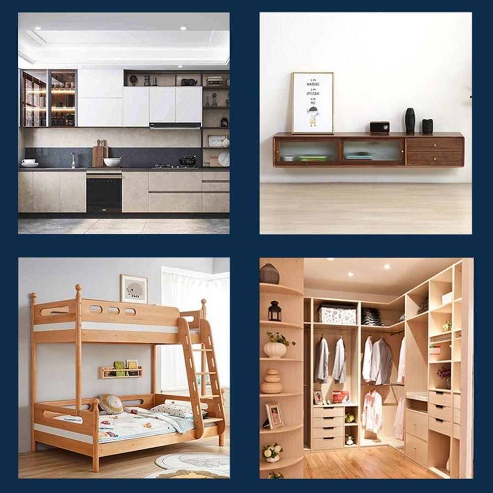 4Pcs L Shaped Cabinet Corner Code Metal Two in One Insert Modern Fixing Buckle Hardware Accessories