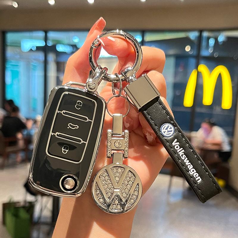 Для VOLKSWAGEN VW ТПУ Чехол-оболочка для корпуса автомобильного пульта ДУ Для VW Volkswagen Polo Tiguan Passat B5 B6 B7 Golf 4 5 6 MK6 Jetta Lavida
