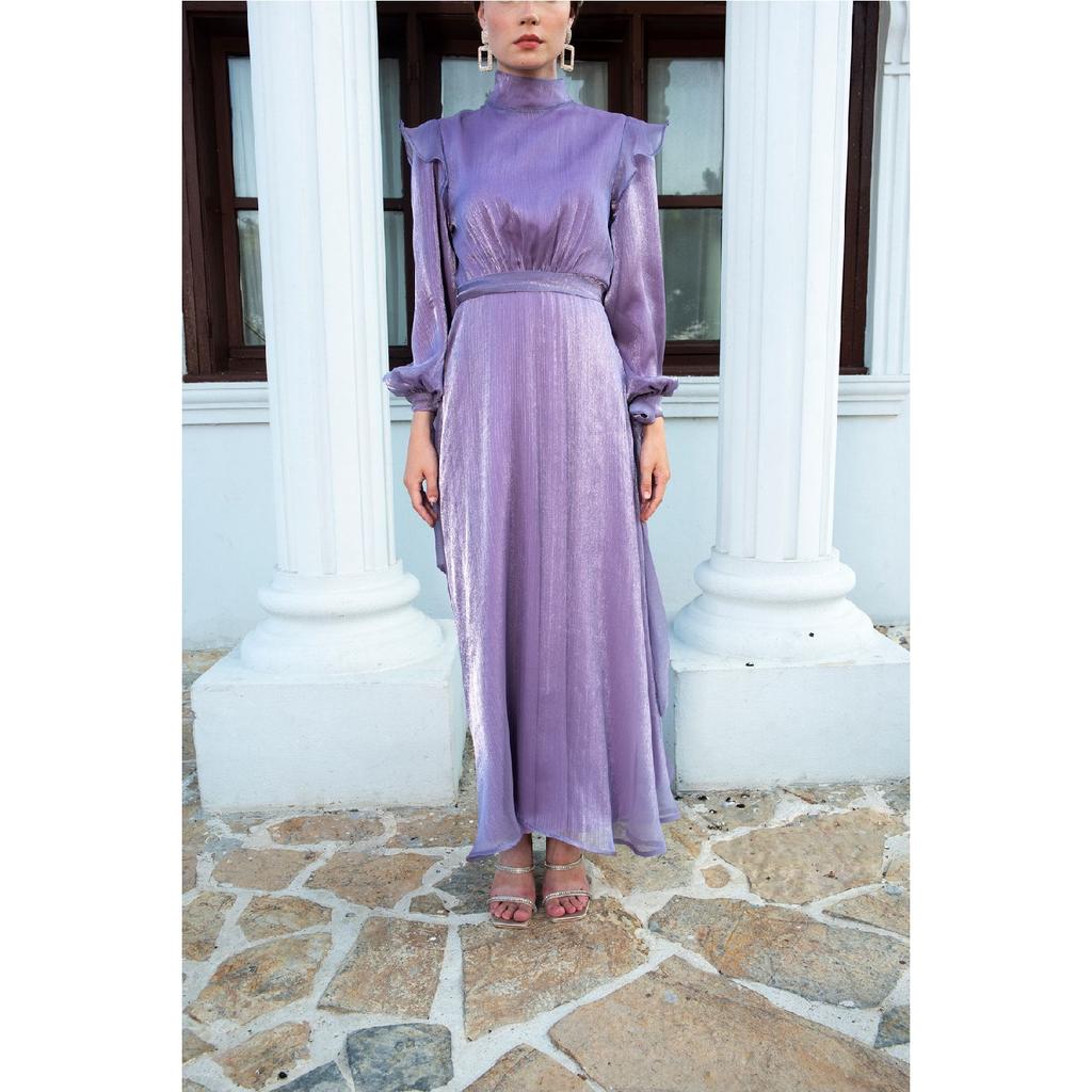 Темно-синее вечернее платье Mira