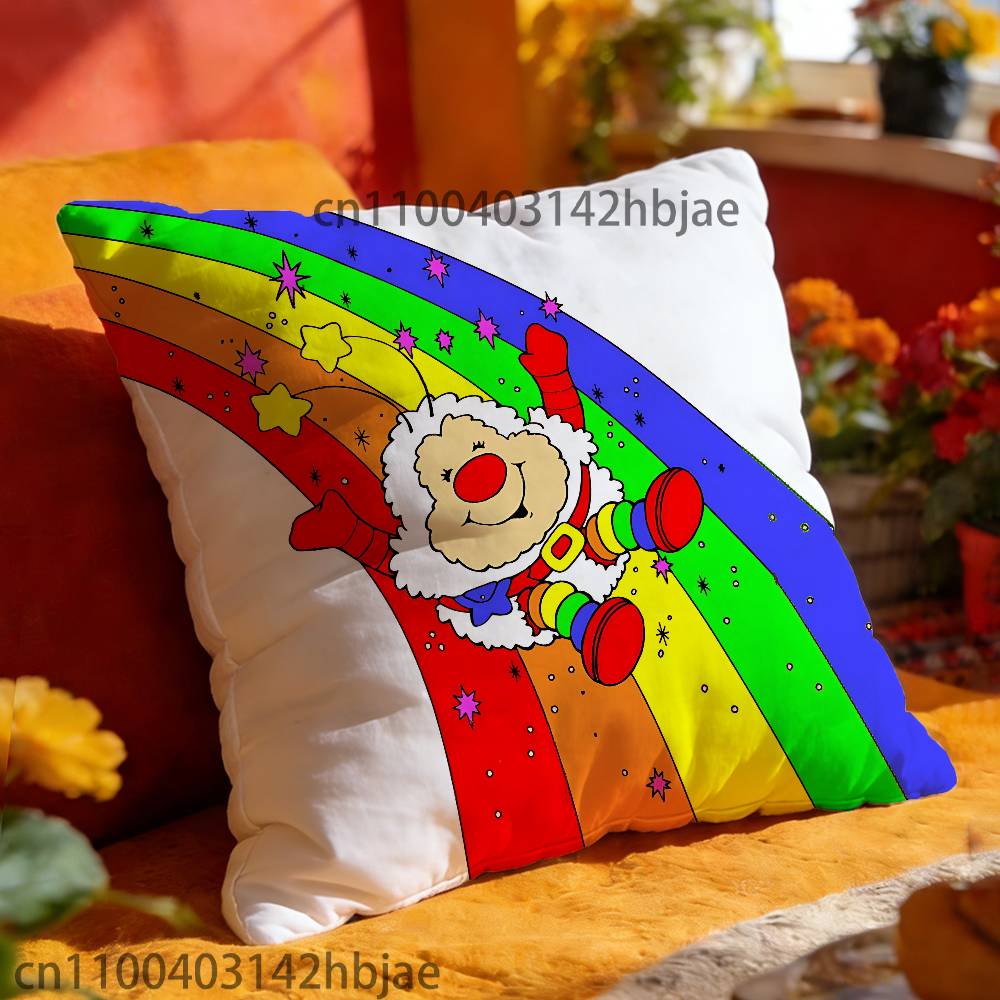 Чехол на декоративную подушку R-Rainbow B-Brite для 45x45см 55x55см 30x30см Квадратный Чехол на Подушку для Автомобиля Декор для Дома Спальни Подарок