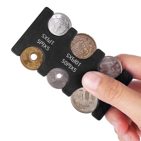 Coin Holder Hard Case Organizer Large Capacity Portable Lightweight Travel Coin Sorter Organizer