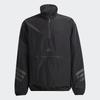 Adidas Мужская толстовка Future Icon 3S Woven Half Zip с капюшоном, ветровка, черная