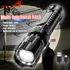 60W Super Powerful LED Flashlight Zoom LED Torch Built-in Battery USB Rechargeable Waterproof Lamp Ultra Bright Lantern
