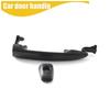 Черная Поверхность из Конопли Наружная Ручка Двери Для Toyota Sienna 2004-2010 69211-AE010 69213-08010