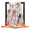 Vogue Foulard Satin Square Silk Scarf Scarfs High Quality 1PC 90*90cm Shawl Scarves Elegant Popular Women