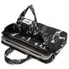 Kinmac 360 Series Laptop Brief Case, Black Marble