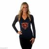All Sport Couture НФЛ Женская Чикаго Bears Wildkat Темно-синяя Футболка Новая с биркой XS, M, L Унисекс Футболка