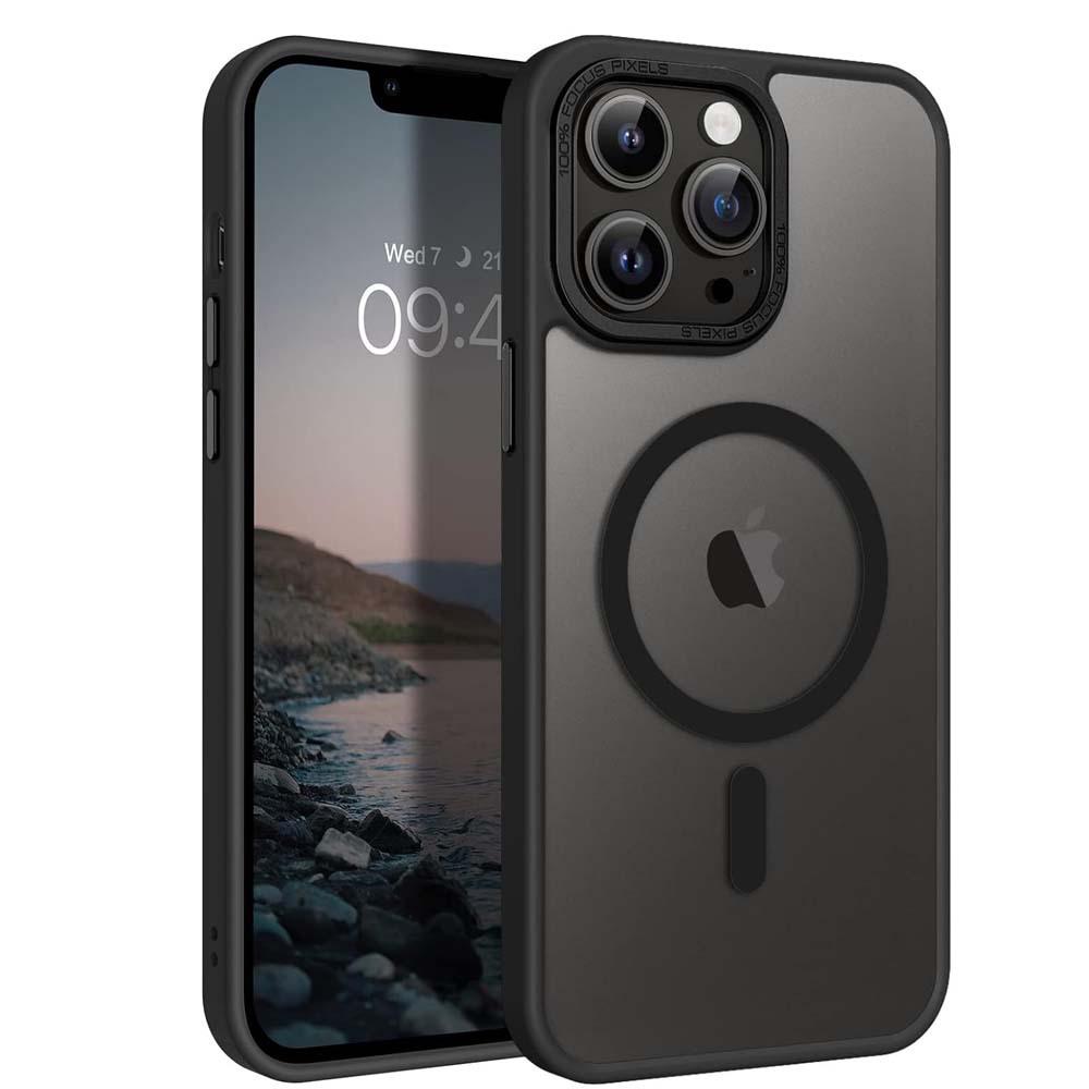 Новый магнитный матовый чехол для телефона - Совместим с iPhone 14, 15 и 16 - Ощущение кожи, защита от падений.