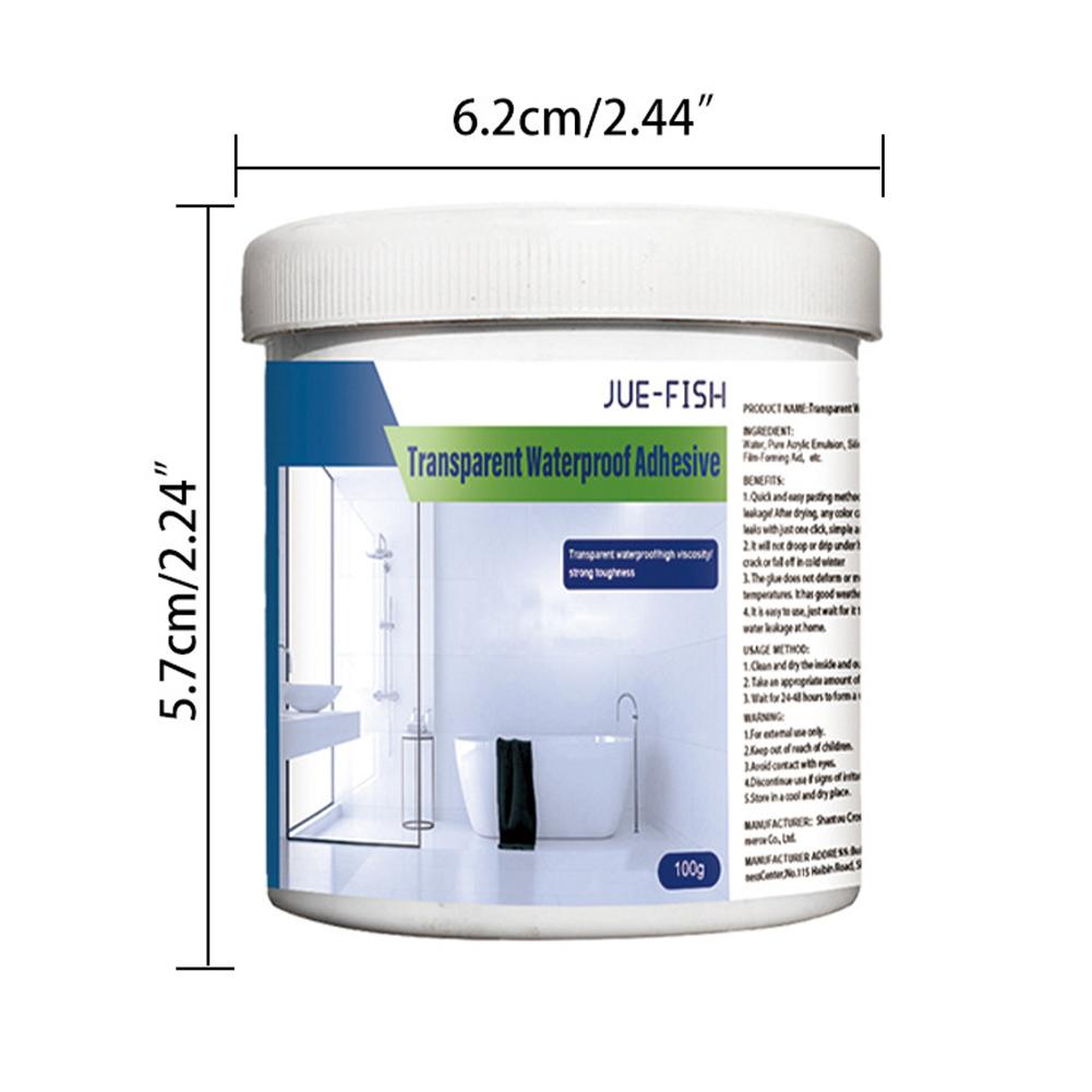 1-10 шт. супер сильный водостойкий герметик для покрытия, прозрачная невидимая паста, клей с кистью, клей для ремонта, дома, крыши, ванны