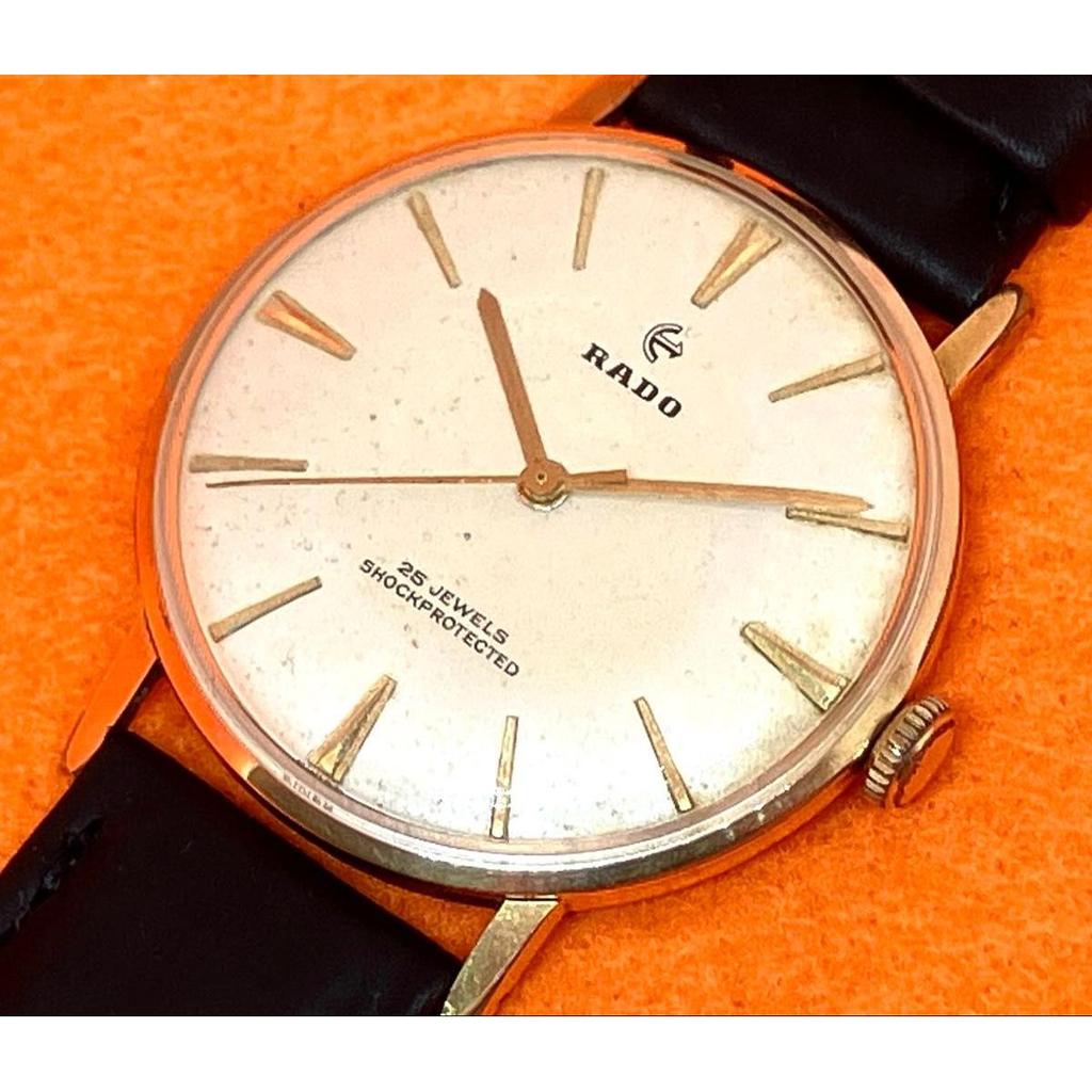 Б/у Винтажные часы RADO Rado 25 камней Fonte Melon кал.72 с ручным заводом, рабочий экземпляр