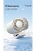 Y32 Portable USB Clip-on Fan with Digital Display - Silent & Versatile for Outdoor, Waist, or Desktop Use