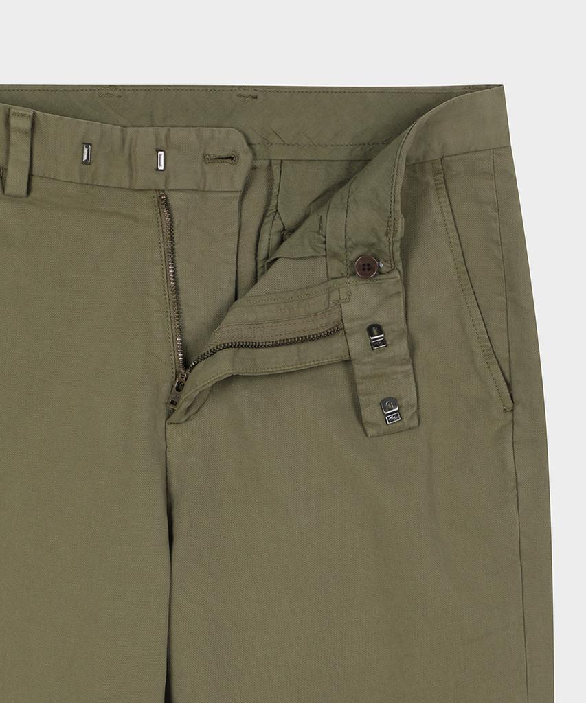 Брюки чинос BROOKS BROTHERS из ломаной твиловой ткани (оливковый) (Bbpcmm06264Ef)