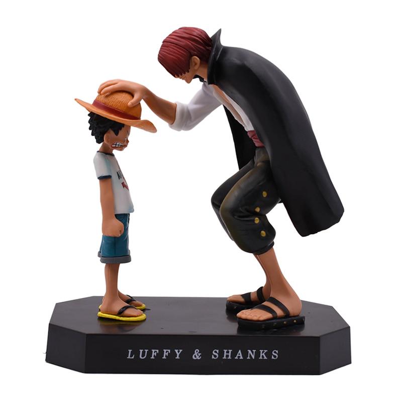 Anime One Piece Straw Hat Luffy PVC Action Figure Doll Child Luffy Model Toy Christmas Gift