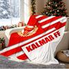 Kalmar FF Pattern Blanket for Home Decoration, Bed, Sofa, Car Travel, Camping, Suitable for All Seasons, Birthday Christmas Gift