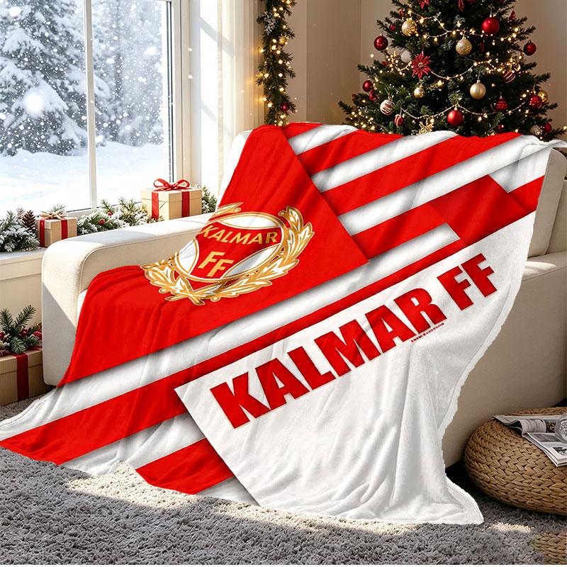 Kalmar FF Pattern Blanket for Home Decoration, Bed, Sofa, Car Travel, Camping, Suitable for All Seasons, Birthday Christmas Gift