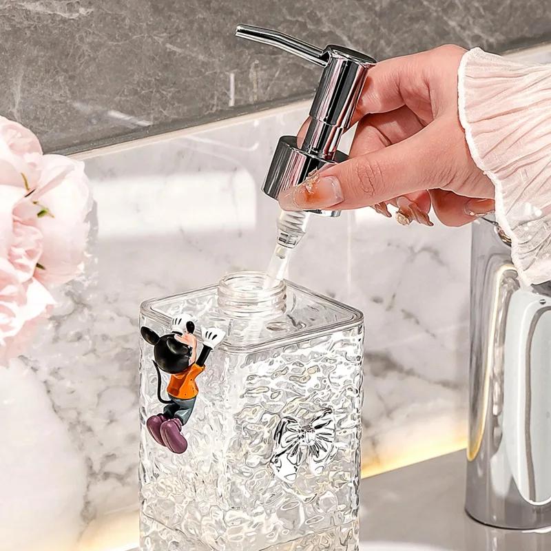 Легкая роскошная пена для дезинфекции рук Бутылка для геля для душа в ванной комнате отеля Пустая бутылка Подбутылка Пресс-бутылка Аэратор