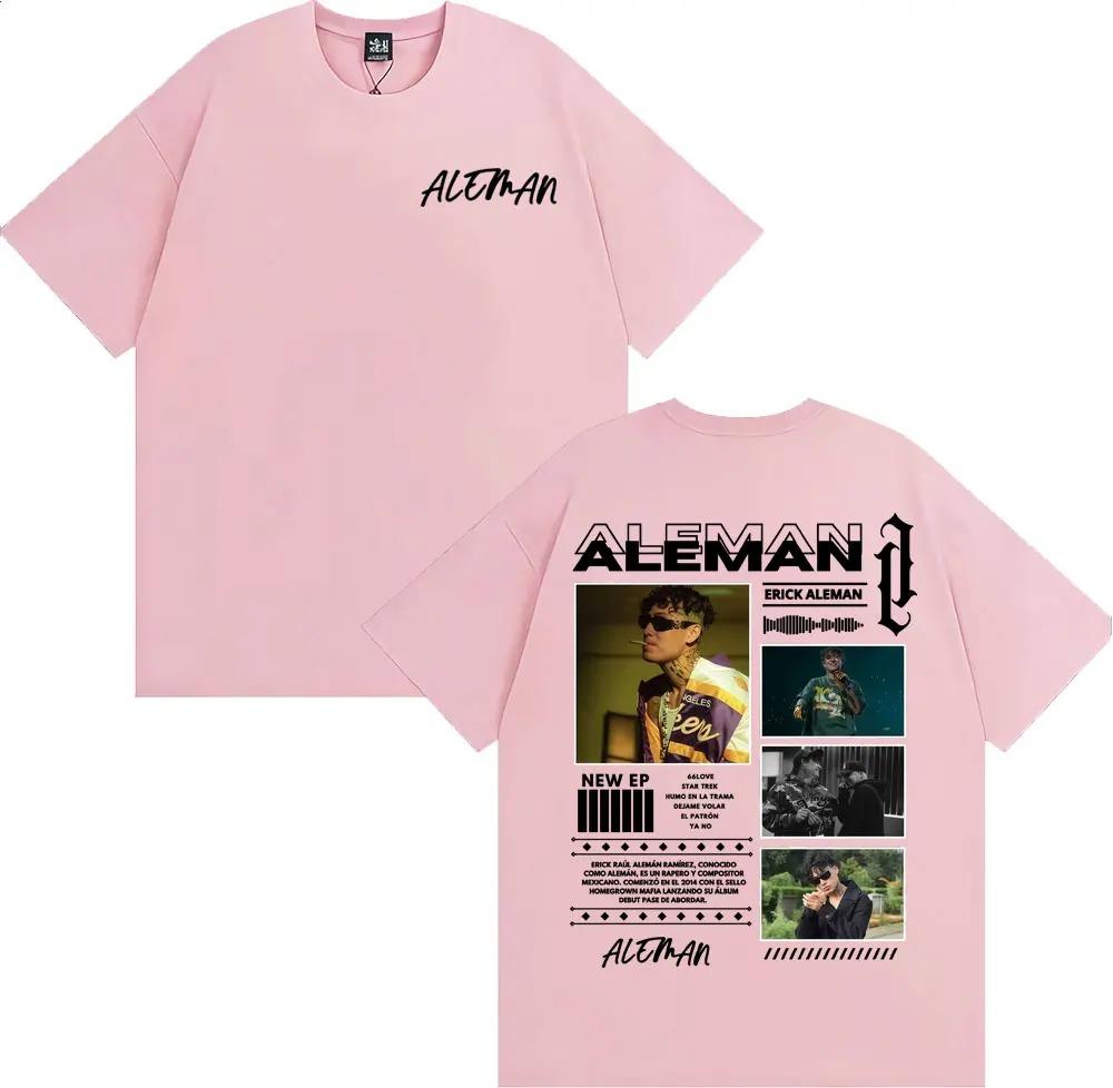 Rapper Erick Aleman 2026 Album Tour TShirt Mens Harajuku Street HipHop Cotton Casual Loose Fashion Women And Men TShirt