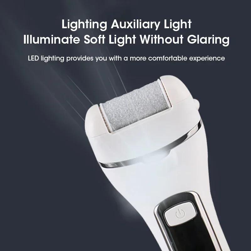 Электрическая пилка для ног Пилка для ног Многофункциональный инструмент для ремонта и ухода за ногами Портативный инструмент для отшелушивания и шлифовки ног