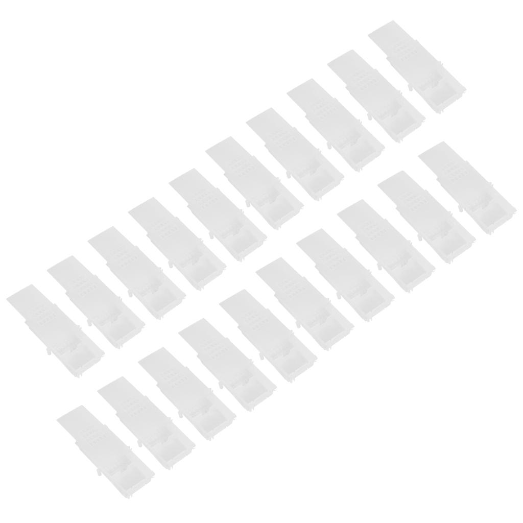 20 шт. Транспортные клетки для пчелиных маток, прозрачный ящик для отлова, инструмент для пчеловода, пчеловодческое оборудование