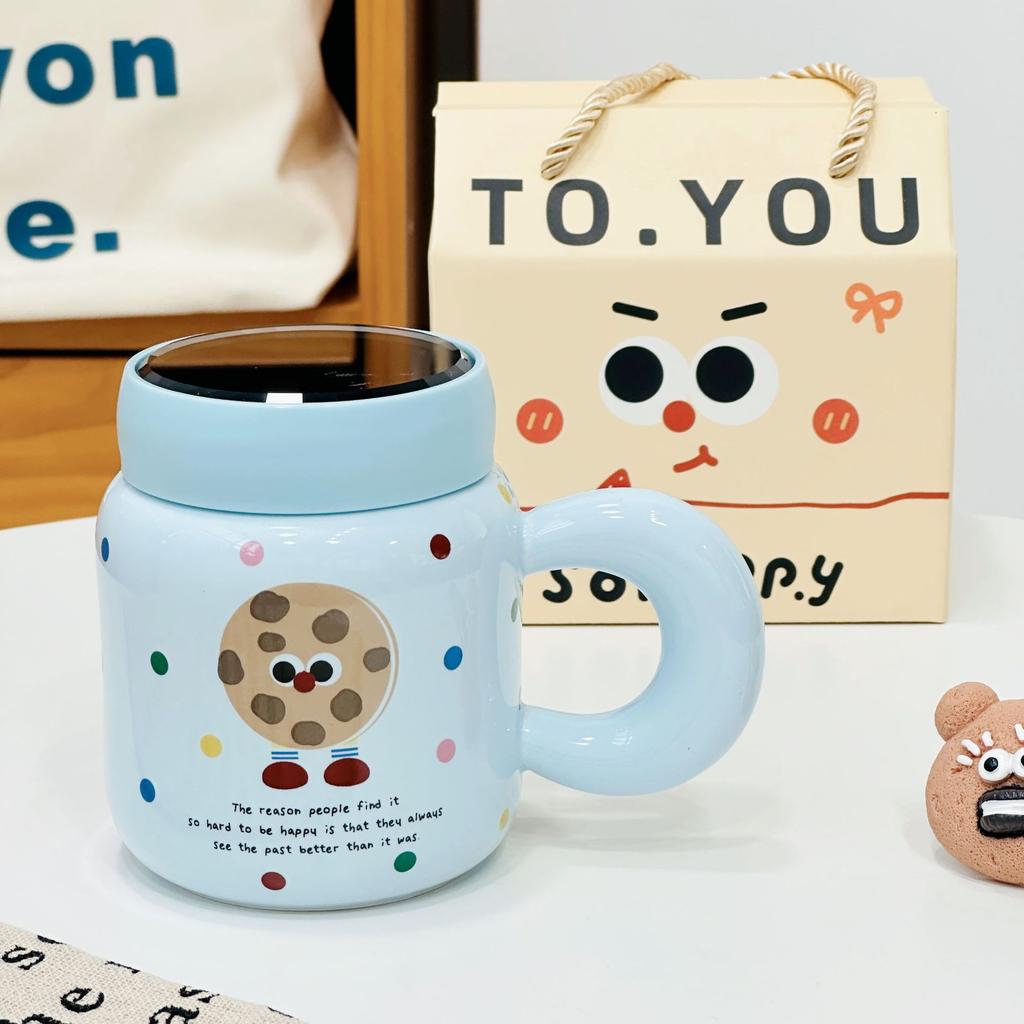 Cute Cartoon Cute Pet Animal Mug Souvenir Gift Box Birthday Party Cute Ceramic Cup Home Breakfast Cup