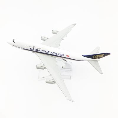 Миниатюрные самолеты 16 см B747 Singapore Airways Сплав Металл Литой Аэробус С Шасси Модель Самолета Домашняя Коллекция