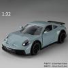 1:32 911 Спортивный автомобиль полицейская машина Модель из сплава Металлическая литая модель Игрушечная модель Звук и свет Симуляция Детские подарки