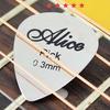 5Pcs Metal Guitar Pick 0.3mm Thin Durable  Color Professional Bass Ukelele Guitar Picks