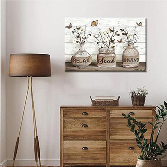 1 комплект декоративной живописи изысканный цветочный узор настенная живопись подвесная картина фермерский дом праздничный декор