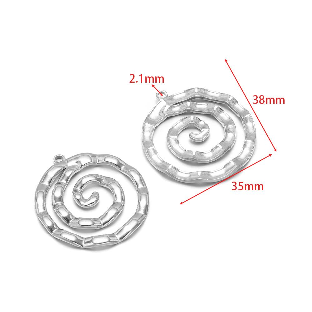 5Pcs Stainless Steel Multistyle Sun Charms Flower Pendants for DIY Retro Jewelry Making Handmade Necklace Earrings Findings Bulk